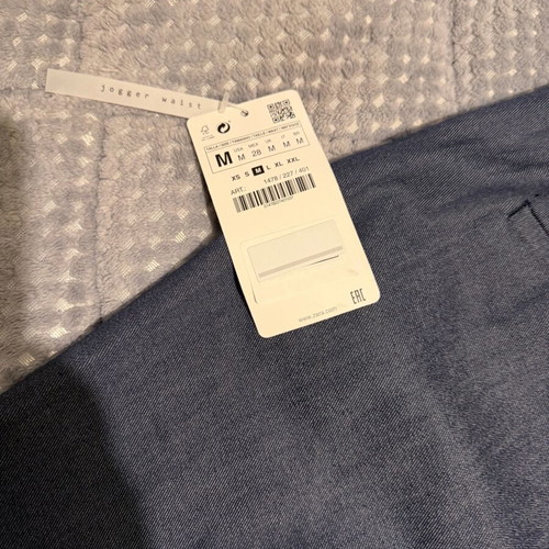 Zara Basic Collection Pants Size M, Grey, New