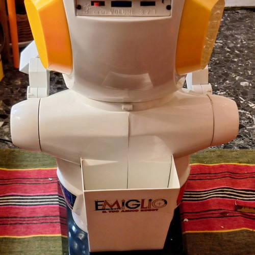 Vintage Emiglio RC Robot Toy 1990's Vision Giochi Preziosi fully functional