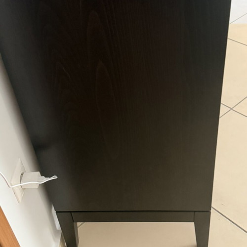 Ikea dresser with six drawers, dark wood