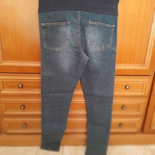 Prenatal elastic maternity jeans used, blue, size L, pack of 2