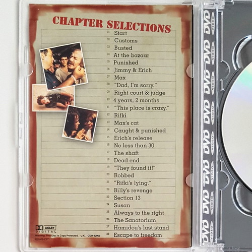 MIDNIGHT EXPRESS - 20th ANNIVERSARY EDITION DVD