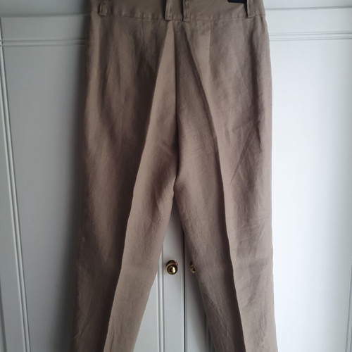 Fidele linen pants like new, size medium, beige cigar color