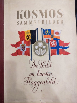 Album with European countries flags used