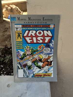 Marvel Milestone Edition κόμικ Iron Fist #14 με την πρώτη εμφάνιση του Sabretooth