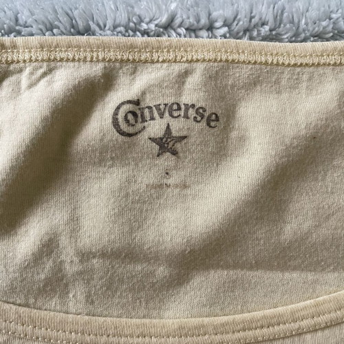 Converse women's T-shirt used, size S, yellow