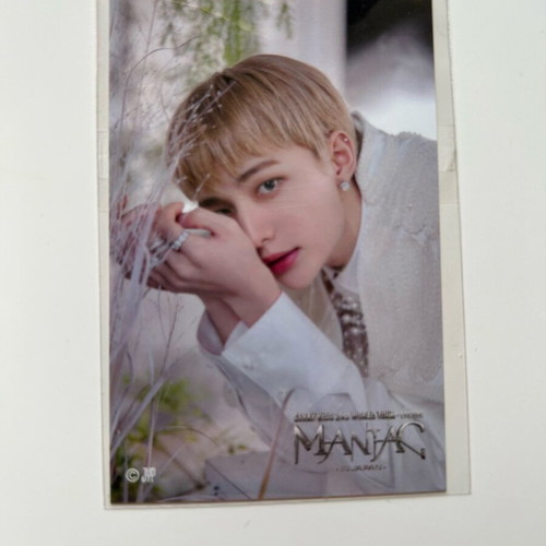 Stray Kids Maniac Hyunjin Japanese sticker like new, official photocard size
