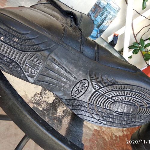Oxtar motorcycle boots used, leather, size 43
