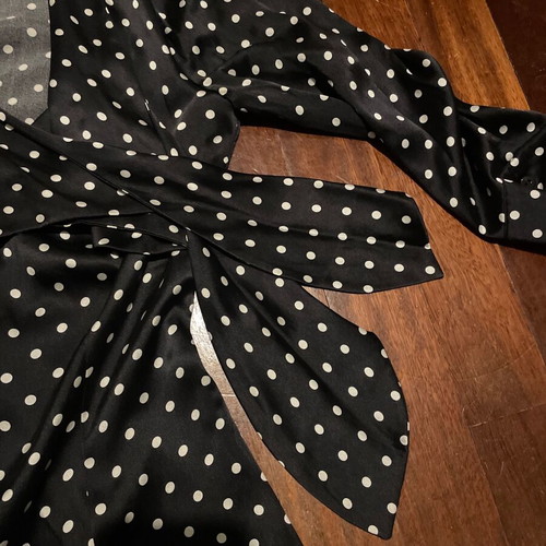 Luisa Spagnoli silk polka dot shirt like new