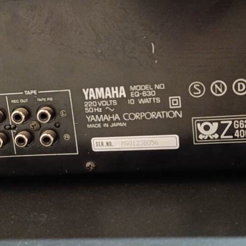 Yamaha Graphic Equalizer EQ-630 sound analyzer like new, made in Japan