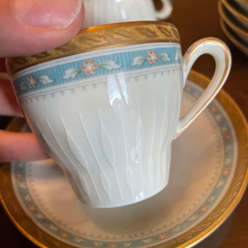 Vintage Scherzer Bavaria tea set for 6 people like new