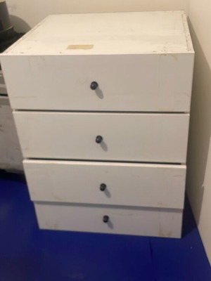 Chest of drawers with large drawers used
