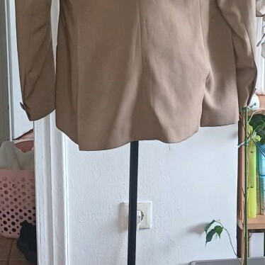 Vintage oversized καφέ σακάκι POLATOF μεταχειρισμένο, μέγεθος 44