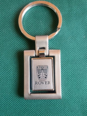 Vintage Rover Spinning Keychain New Old Stock NOS, heavy metal 38g