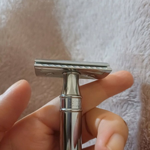 Edwin Jagger Chrome DE89BL double edge safety razor like new
