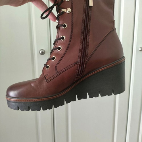 Tamaris ankle boots like new, genuine leather, size 38, brown