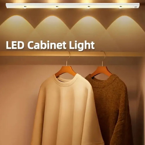 Φωτιστικό τύπου βέργας καινούργιο με 4 led και εφέ καμπύλης επαναφορτιζόμενο