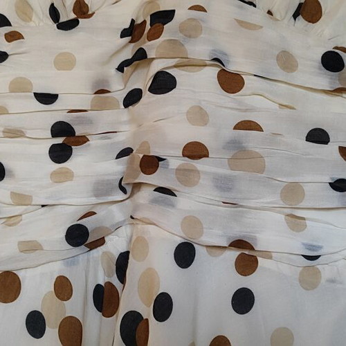 Zara Basik Sleeveless Dress L Used, Polka Dot Pattern