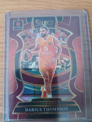 Darius Thompson 2025-26 Panini Select Euroleague card