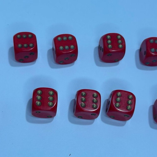 Combat Hex 2004 Sabertooth Games Dice pack of 10 like new