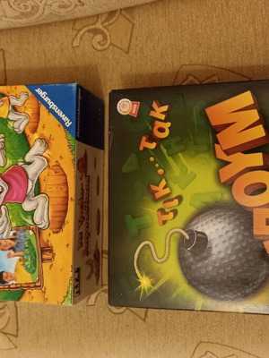 Tic Tac Boom and Trelo Lagoudakia Board Games used, set of 2