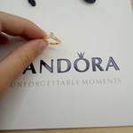 Pandora ring size 56, gold color
