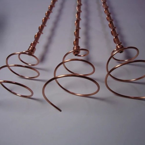 Copper antennas for electro-cultivation, new, pack of 3