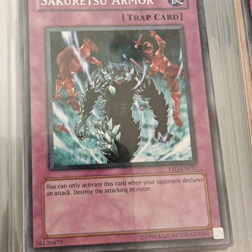 Yu-Gi-Oh card Sakuretsu Armor like new