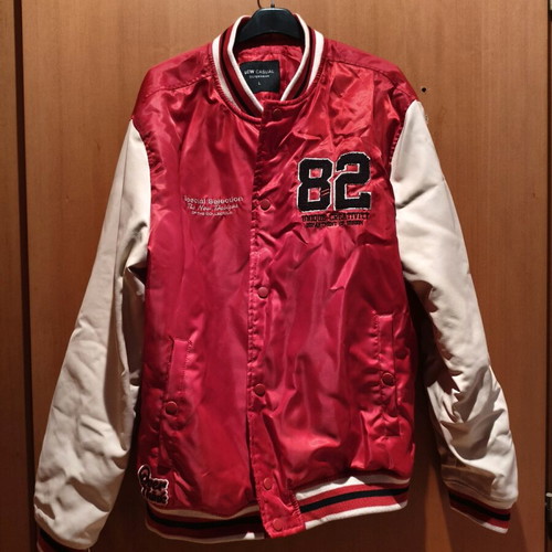 Children's college-style jacket red Large LCW like new