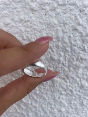 Silver 925 3 Piece Ring Set New