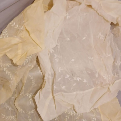Two cotton tablecloths from India, 1.5 x 1.5 m, new