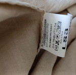 Sleeveless dress beige Large like new with decorative buttons