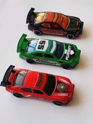 Hot Wheels употребявани, комплект от 3 Dodge Charger коли