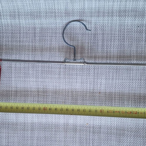 Metal trouser hangers used, pack of 5, vintage style