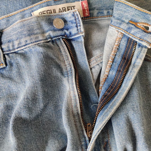 Levi's 505 jeans μεταχειρισμένα, μέγεθος W36 L31, μπλε ξεβαμμένο