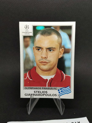 Collectible sticker Stelios Giannakopoulos Olympiacos 1999-2000 like new