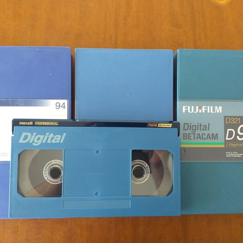 Digital BETACAM D94 cassettes Sony-FUJIFILM-Maxell used