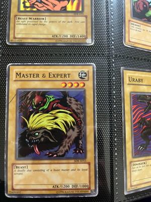 Master & Expert Yu-Gi-Oh! card like new