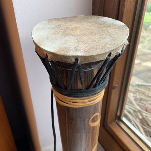 Handmade tumbrelki used from Indonesia with leather