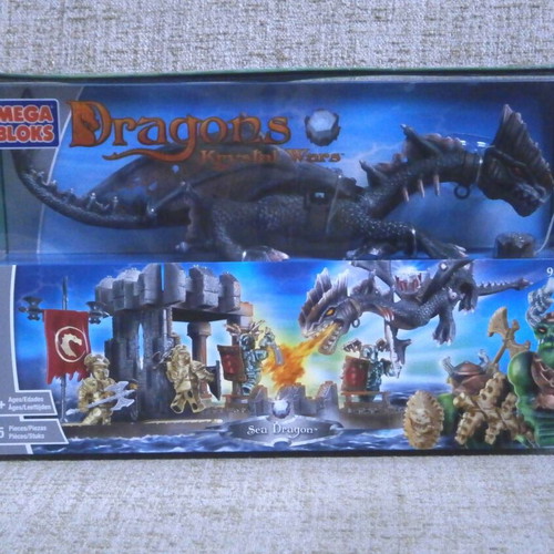 Mega Bloks Dragons Krystal Wars Sea Dragon set MISB