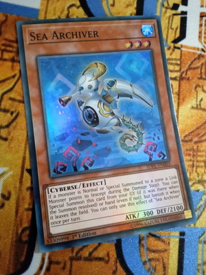 Sea Archiver Effect Monster κάρτα Yu-Gi-Oh! σαν καινούργιο