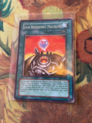 Jam Breeding Machine rare Yugioh card used