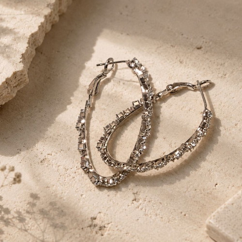 Oval earrings