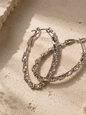 Oval earrings