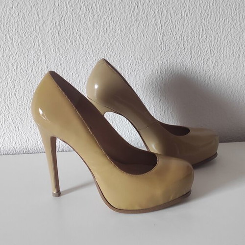 Steve Madden pumps used, beige, 12 cm heel, size 38