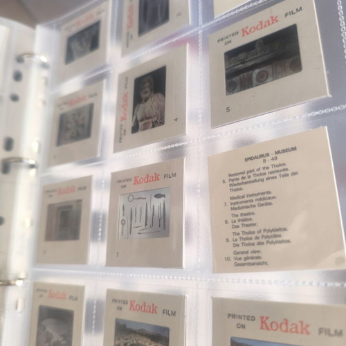 Kodak Slide Collection 120+ Archaeological Sites and Museums of Greece with Album