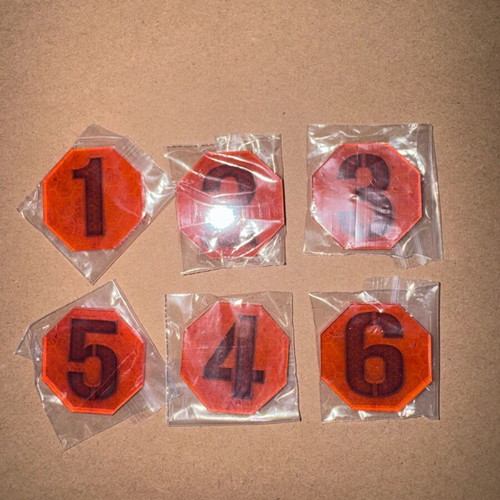 Warhammer 40k Kill Team Promo Acrylic Objective Tokens new, 6 pieces