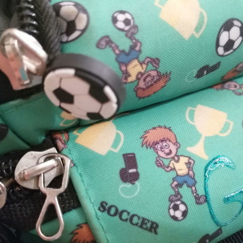 Children's bag for boy used, dimensions 24x17
