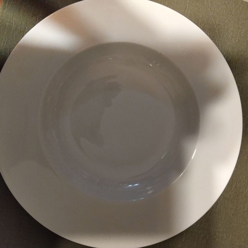 Rosenthal Jade Weiss round soup plate like new, white bone china