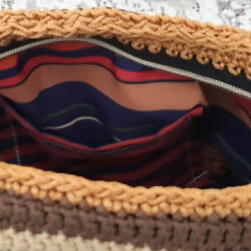 Boho Terra Tote shoulder bag new, colorful geometric design