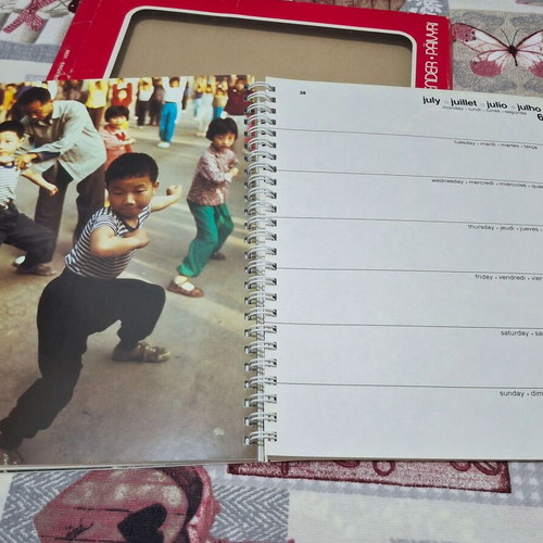 Vintage UNICEF 1987 calendar agenda like new